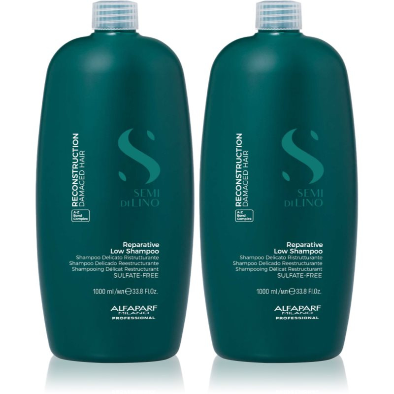 Alfaparf Milano Semi di Lino Reconstruction Shampoo duo Kit sada pro poškozené vlasy