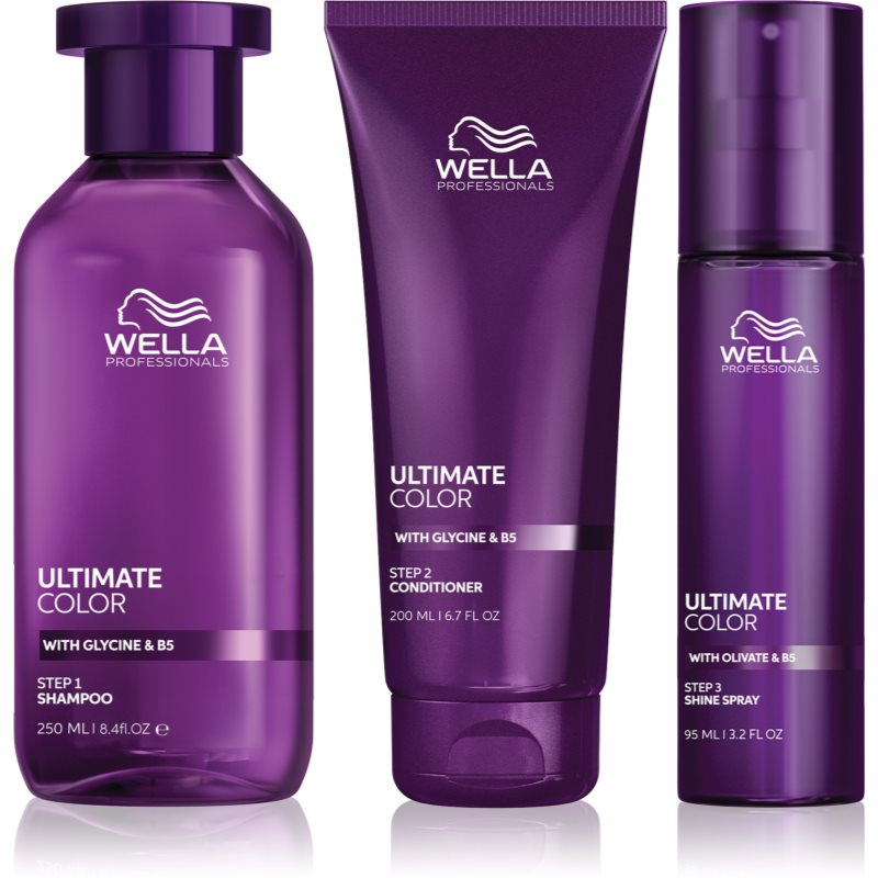 Wella Professionals Ultimate Color sada sada pro barvené vlasy 3 ks