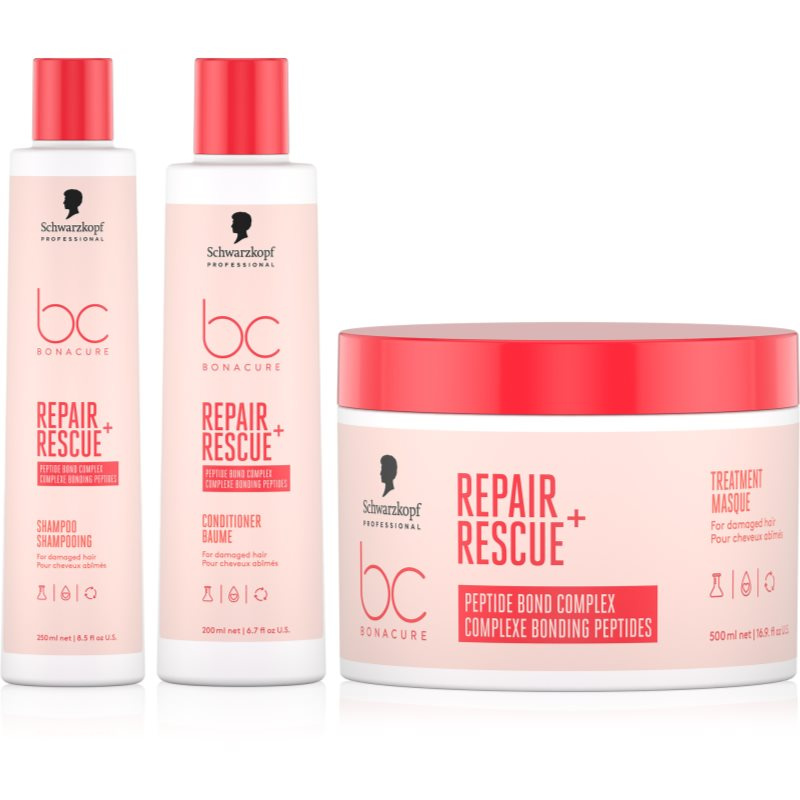 Schwarzkopf Professional BC Bonacure Repair Rescue+ sada pro poškozené vlasy