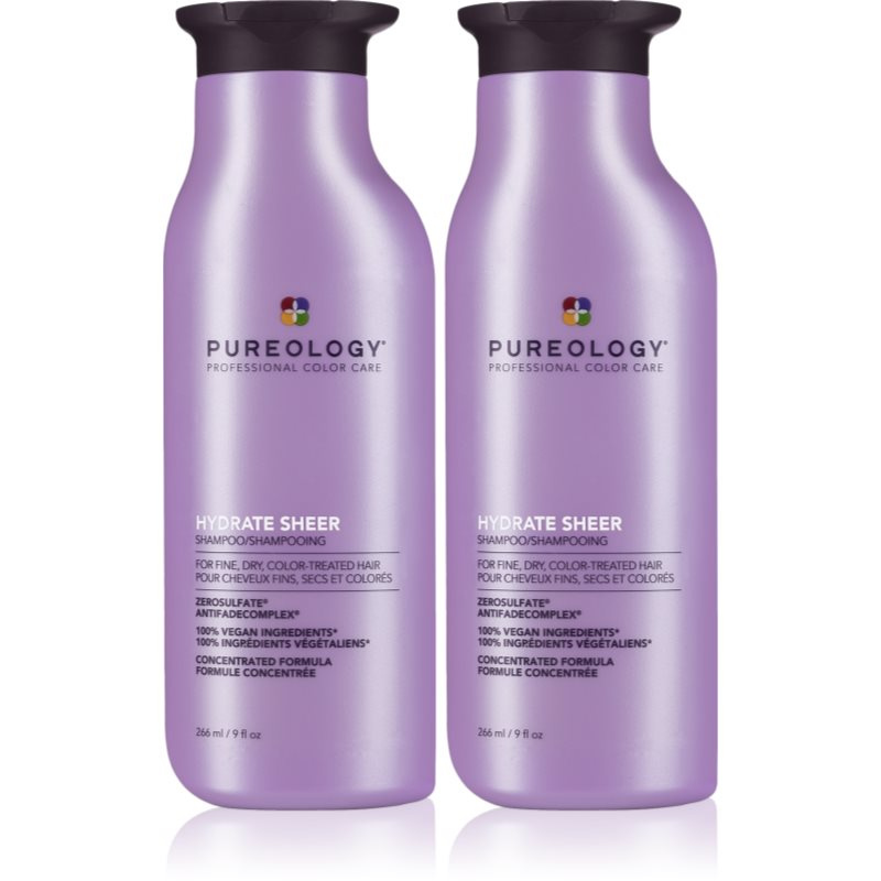 Pureology Hydrate Sheer shampoo Duopack sada
