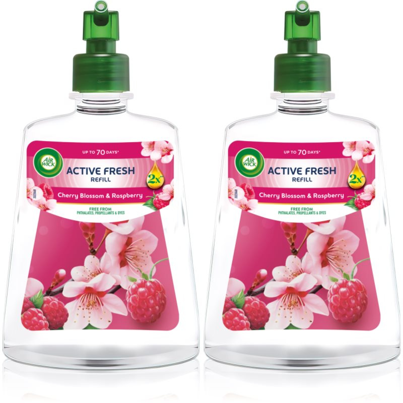 Air Wick Cherry Blossom & Raspberry Duo osvěžovač vzduchu – náhradní náplň