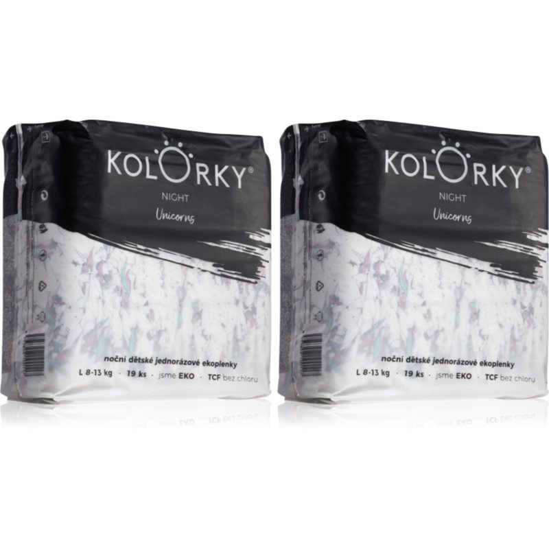 Kolorky Night Unicorn sada 8-13 Kg
