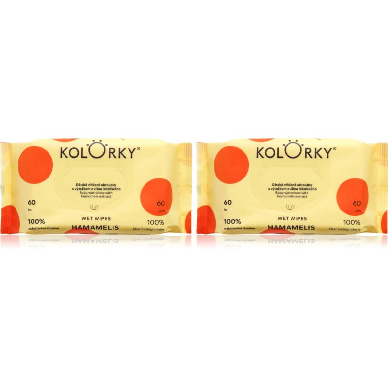 Kolorky Wet Wipes Hamamelis sada