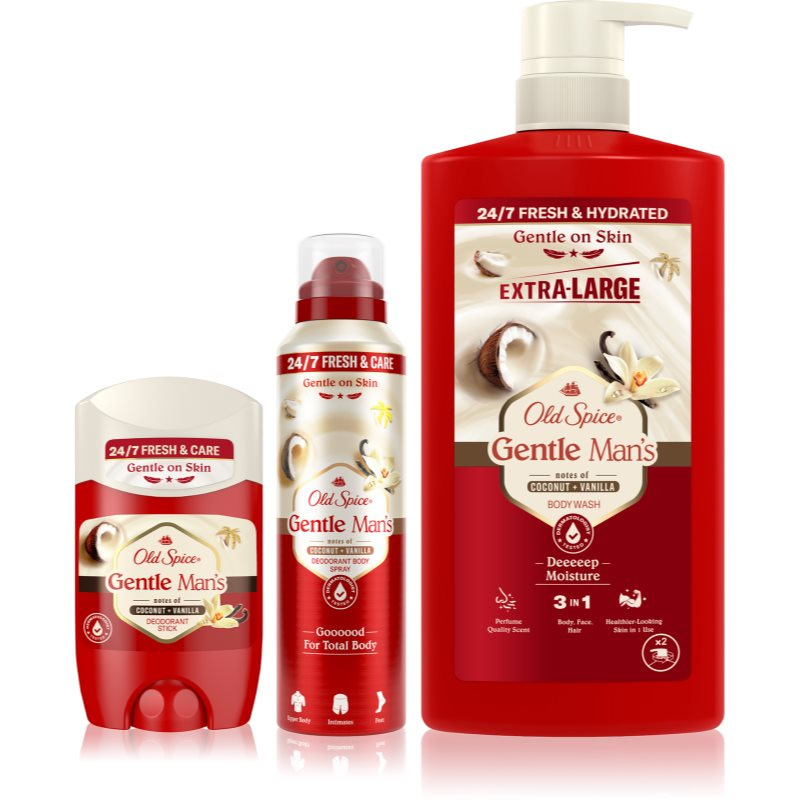 Old Spice Gentle Man's Coconut & Vanilla sada na tělo