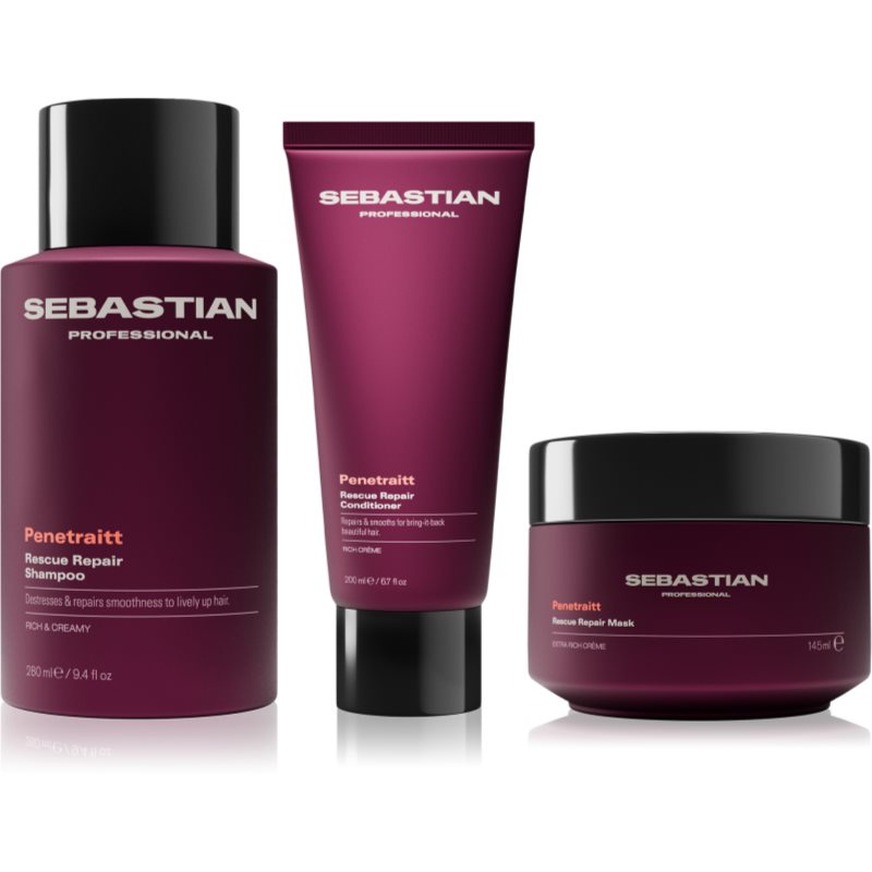 Sebastian Professional Penetraitt Bundle sada pro poškozené, chemicky ošetřené vlasy