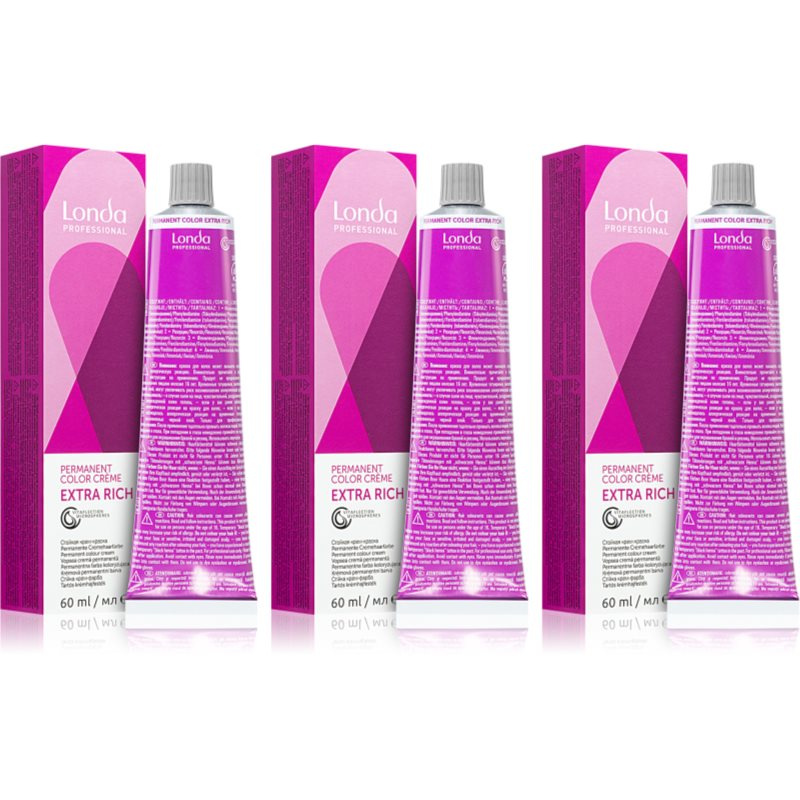 Londa Professional Permanent Color Extra Rich barva na vlasy výhodné balení odstín 7/1