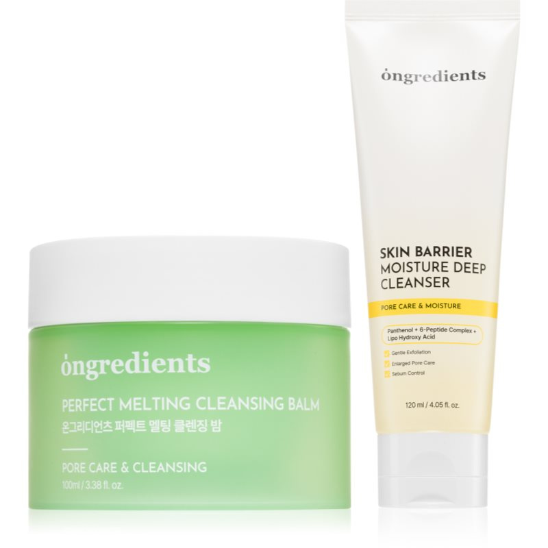 Ongredients Perfect Melting + Skin Barrier sada pro čistou a zdravou pleť