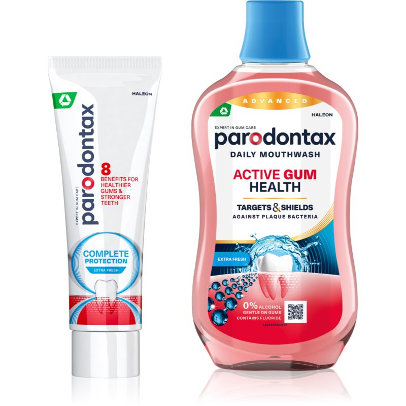 Parodontax Complete Protection & Active Gum Health Extra Fresh sada pro zdravé zuby a dásně