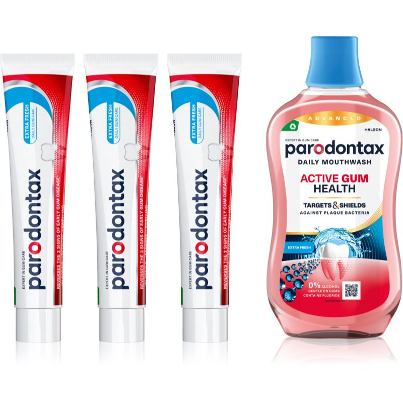 Parodontax Extra Fresh & Active Gum Health sada na zuby