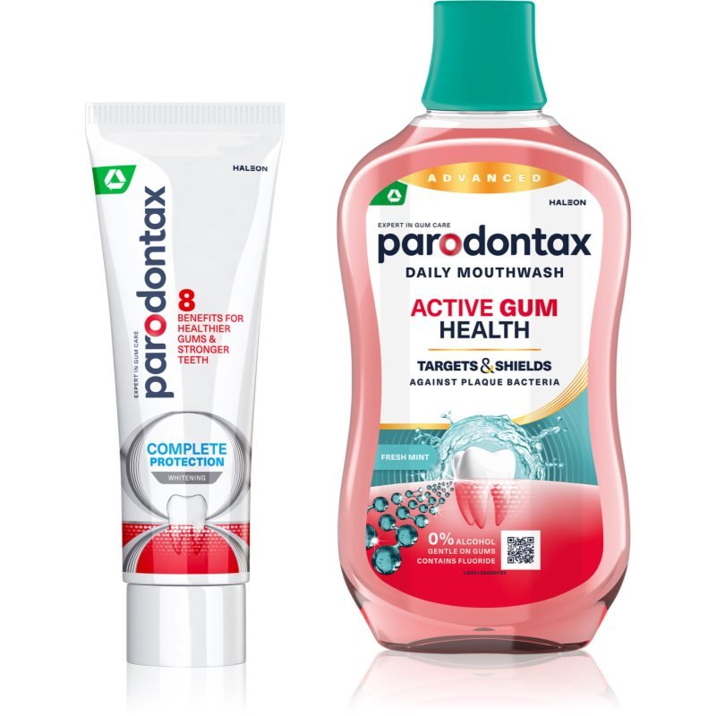 Parodontax Complete Protection & Active Gum Health Whitening sada na zuby