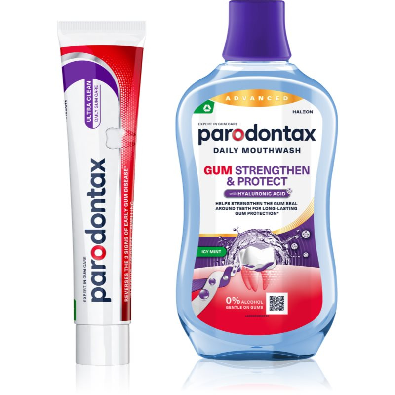 Parodontax Ultra Clean & Gum Strengthen & Protect sada na zuby