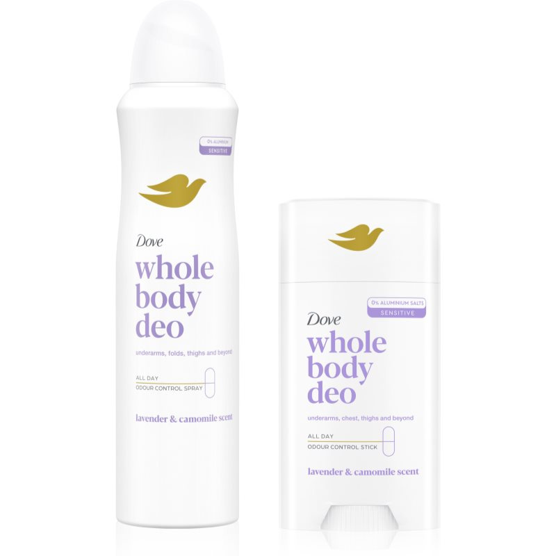 Dove Lavender & Chamomile sada na tělo