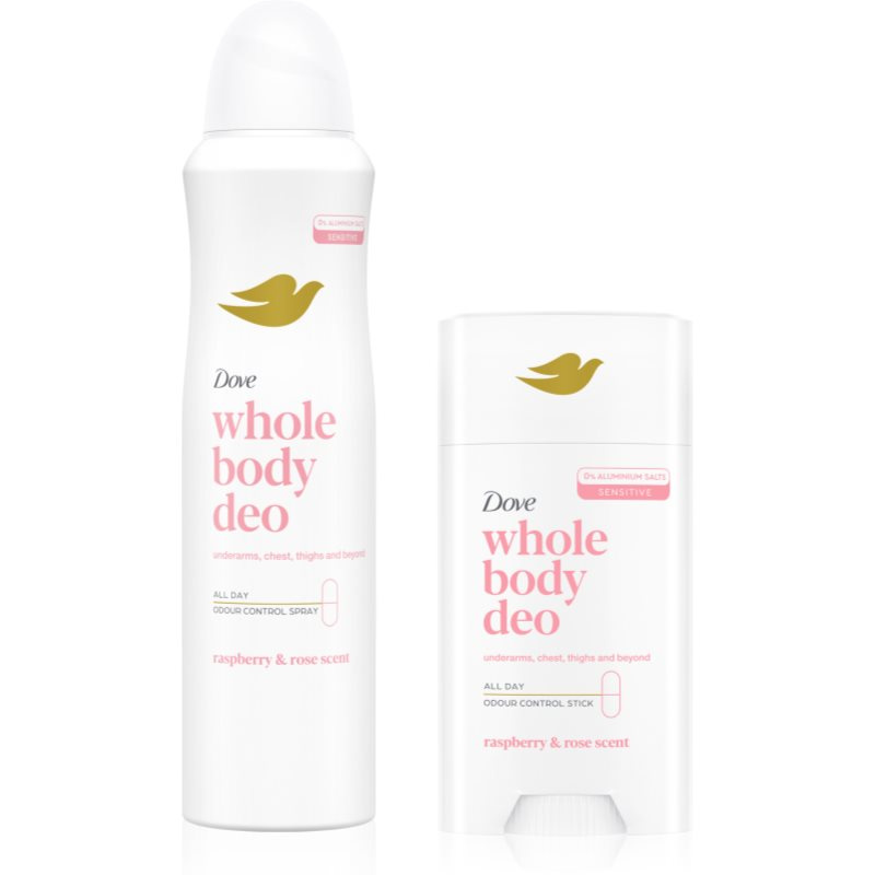Dove Raspberry & Rose sada na tělo