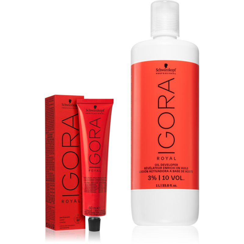 Schwarzkopf Professional IGORA Royal sada při barvení vlasů