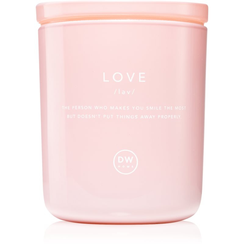 DW Home Definitions LOVE Peony Apple vonná svíčka 264 g