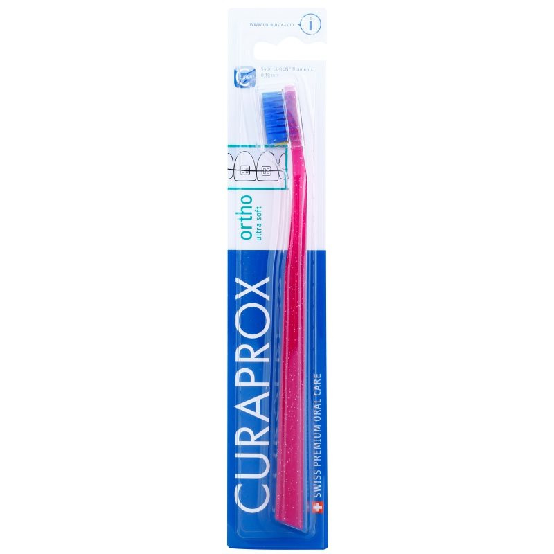 Curaprox Ortho Ultra Soft 5460 ortodontický zubní kartáček pro uživatele fixních rovnátek 1 ks