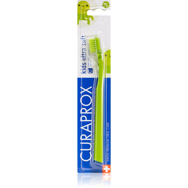 Curaprox 5500 Kids Ultra Soft zubní kartáček pro děti ultra soft Green 1 ks