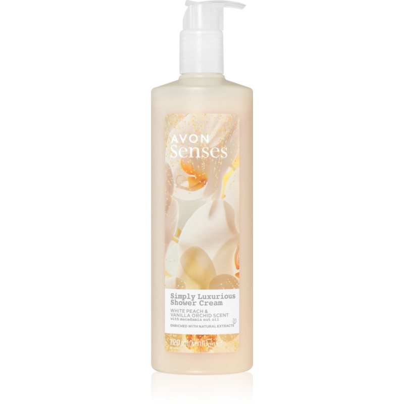 Avon Senses Simply Luxurious krémový sprchový gel 720 ml
