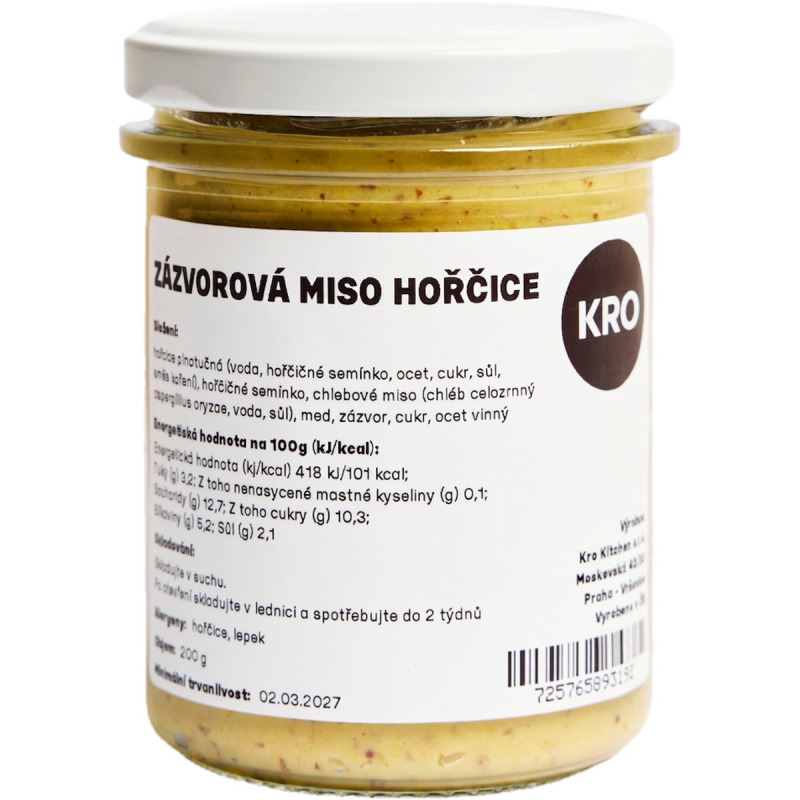 KRO Zázvorová miso hořčice