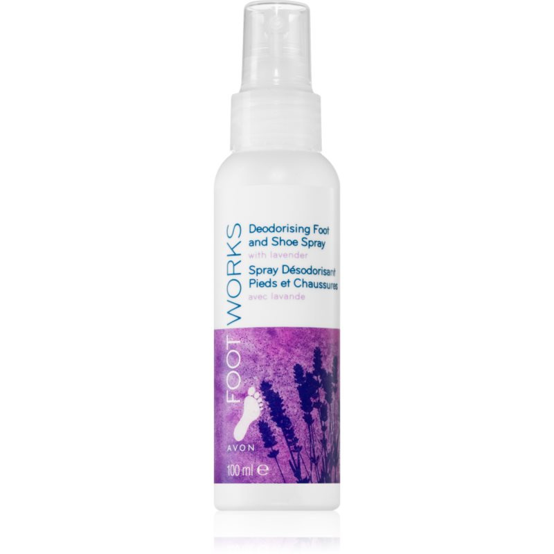 Avon Foot Works Lavender sprej na nohy 100 ml