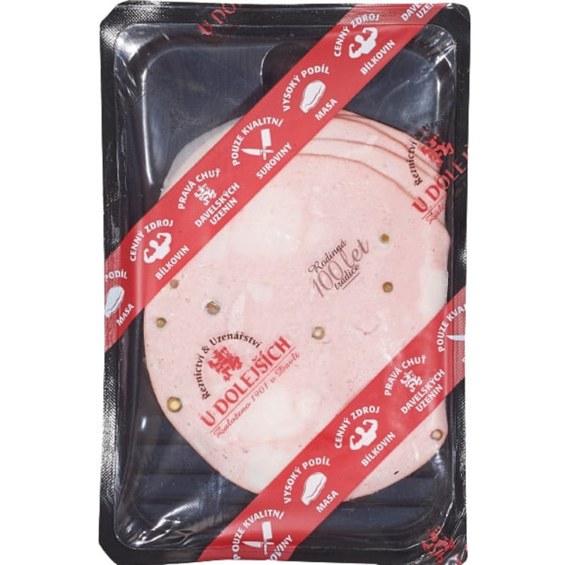 U Dolejších Davelská mortadella krájená