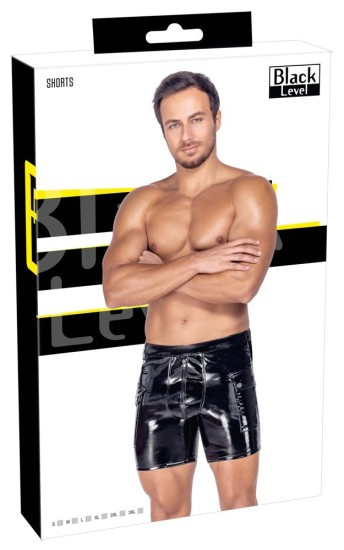 Black Level Vinyl Shorts