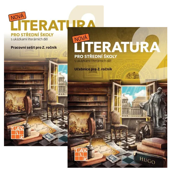 Sada – Nová literatura pro 2.ročník SŠ - pracovní sešit + Nová literatura pro 2. ročník SŠ - učebnice TAKTIK International, s.r.o