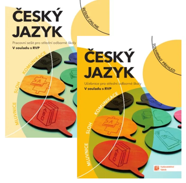 Sada – Český jazyk pro SOŠ - pracovní sešit + Český jazyk pro SOŠ - učebnice TAKTIK International, s.r.o