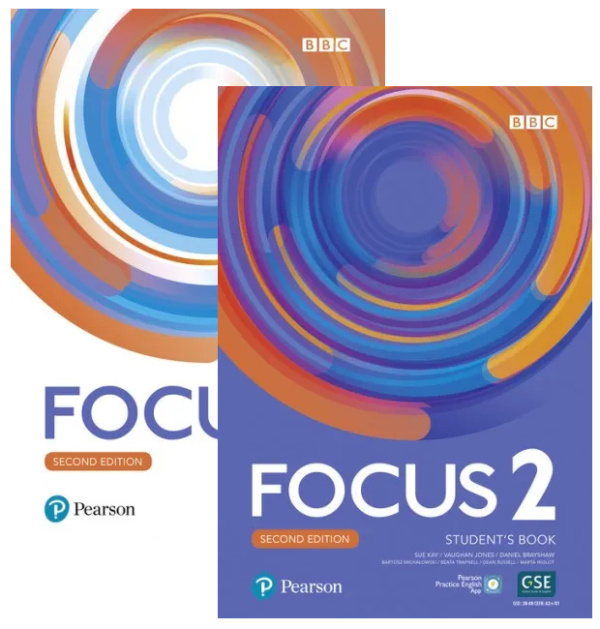 Sada – Focus (2nd Edition) 2 Workbook + Focus (2nd Edition) 2 Student´s Book with Basic Pearson Practice English App Pearson