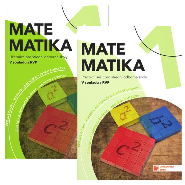 Sada – Matematika 1 pro SOŠ - učebnice + Matematika 1 pro SOŠ - pracovní sešit TAKTIK International, s.r.o