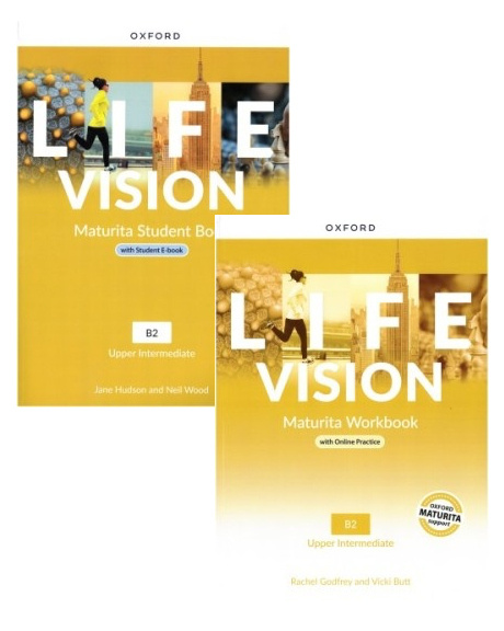 Sada – Life Vision Upper Intermediate Student´s Book with eBook CZ + Life Vision Upper Intermediate Workbook CZ with Online Practice Oxford University Press