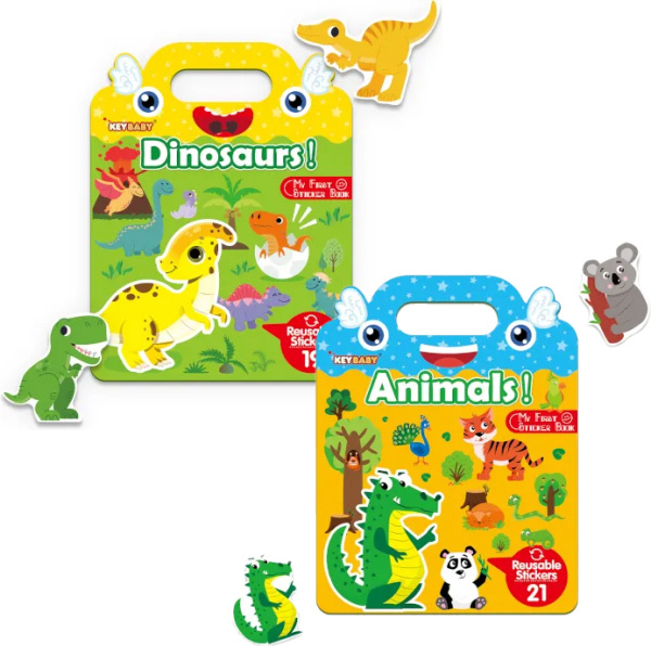 Sada – Gumolepky - Dinosauři + Gumolepky - Zvířátka TAKTIK International, s.r.o