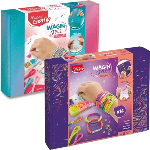 Sada – Sada Maped Creativ Imagin´Style Bracelets náramky + Bracelets Neon náramky Maped