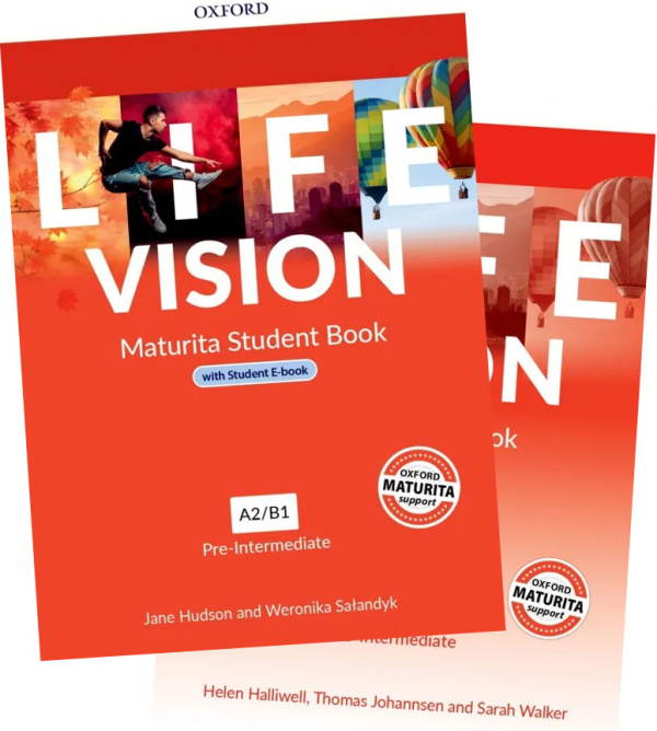 Sada – Life Vision Pre-Intermediate Student´s Book with eBook CZ + Life Vision Pre-Intermediate Workbook CZ with Online Practice Oxford University Press