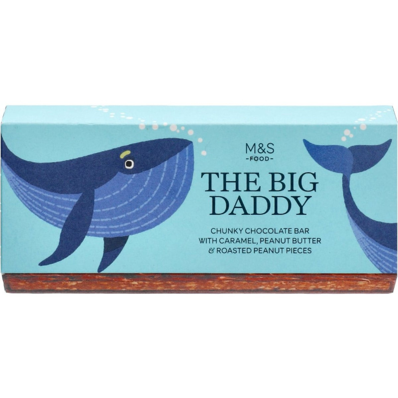 Marks & Spencer Čokoládová tyčinka plněná arašídovým krémem