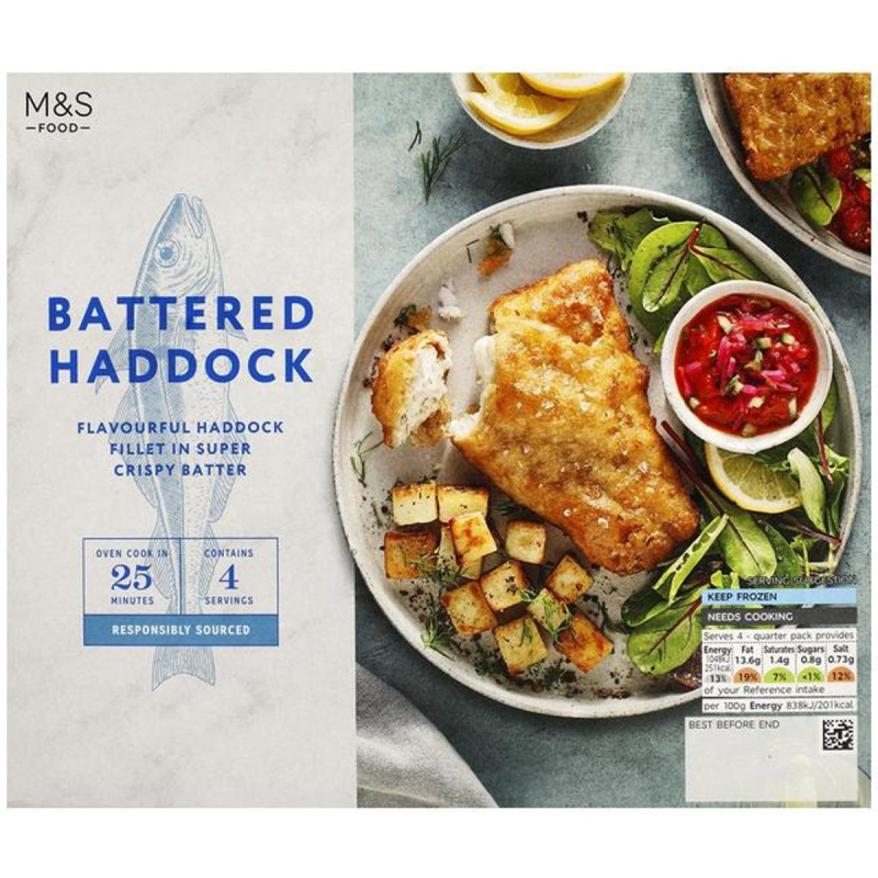 Marks & Spencer Filety z tresky jednoskvrnné obalené v těstíčku
