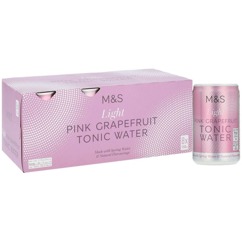 Marks & Spencer Light Pink Grapefruit Tonic multipack (8x150ml)