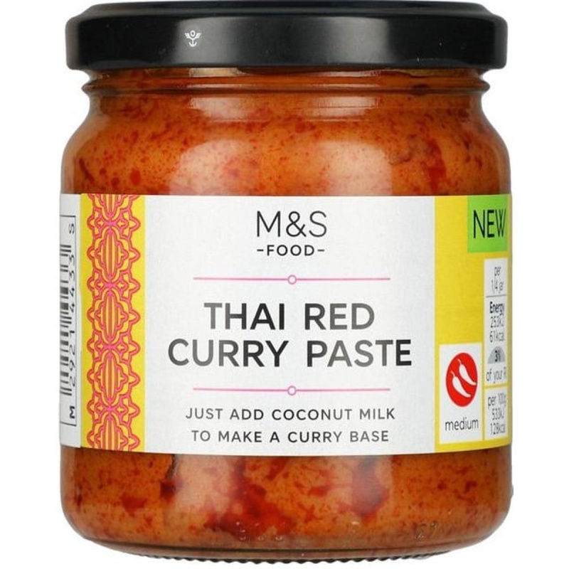 Marks & Spencer Thajská červená kari pasta