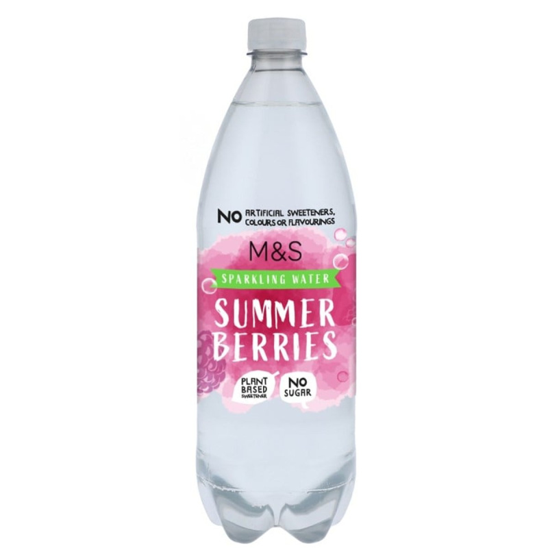Marks & Spencer Limonáda s příchutí maliny, jahody a ostružiny bez přidaného cukru
