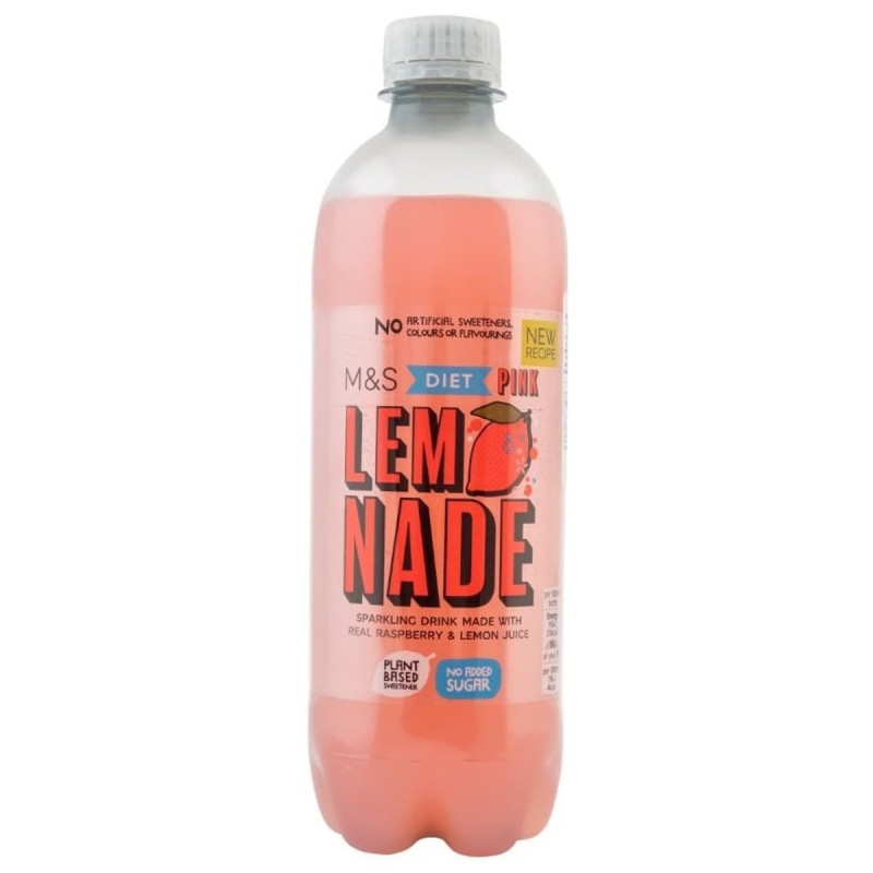 Marks & Spencer Malinová limonáda s citrónem se sladidly