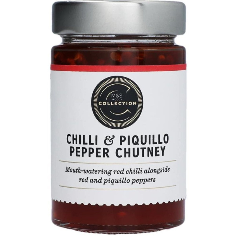 Marks & Spencer Chutney s červenou paprikou a chilli papričkami