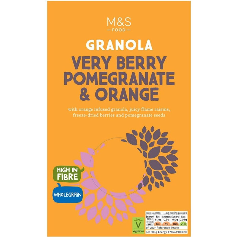 Marks & Spencer Berry Orange Granola