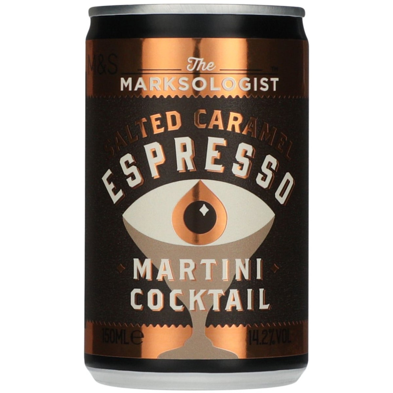 Marks & Spencer Karamelové Espresso Martini koktejl 14,2% obj.