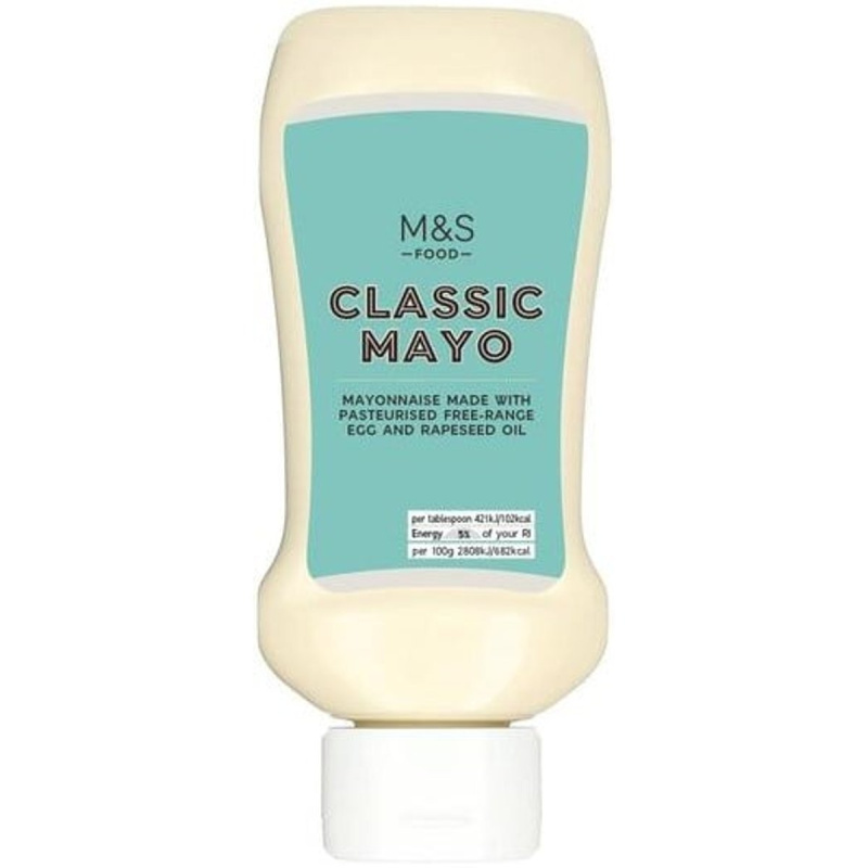 Marks & Spencer Majonéza vyrobená z pasterizovaných vajec z volného chovu a řepkového oleje