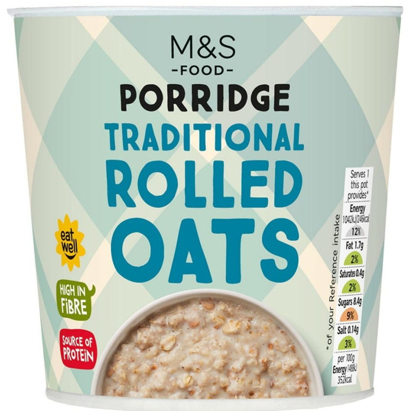 Marks & Spencer Instantní ovesná kaše s ječnými, špaldovými a žitnými vločkami