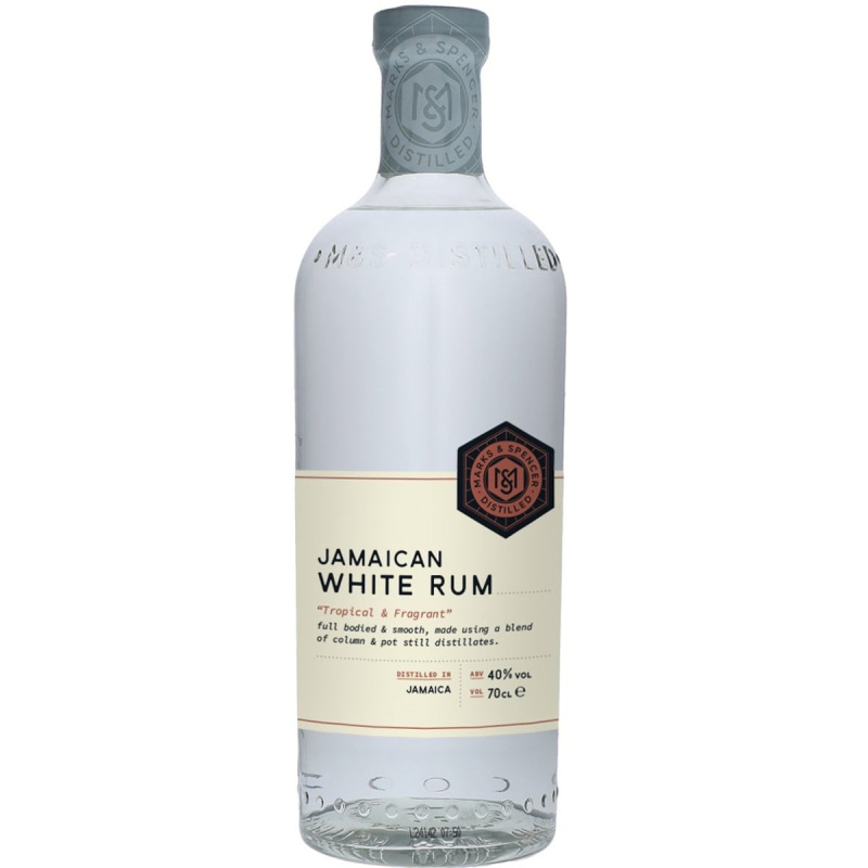 Marks & Spencer Jamajský bílý rum 40% obj.