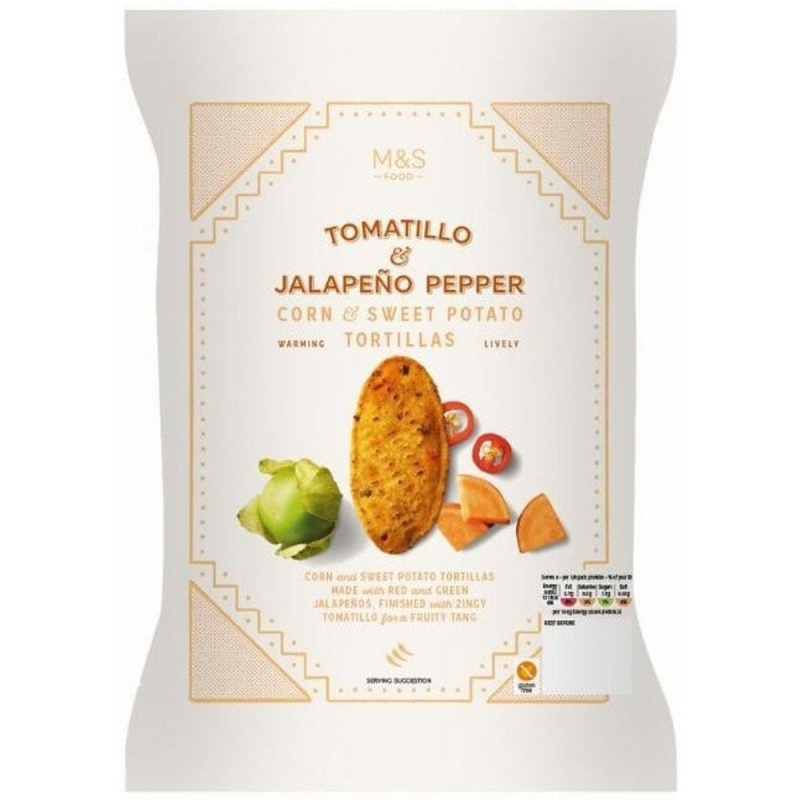 Marks & Spencer Tortillky s papričkami jalapeño a sušenými rajčaty