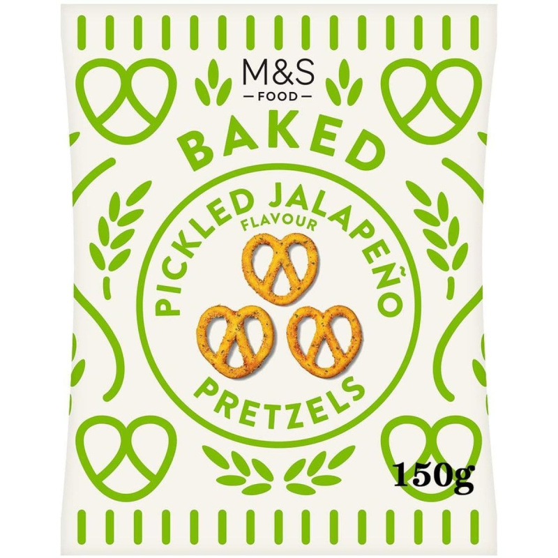 Marks & Spencer Preclíky z pšeničné mouky a sušených brambor ochucené kořenící směsí s příchutí nakládaných chilli papriček jalapeño