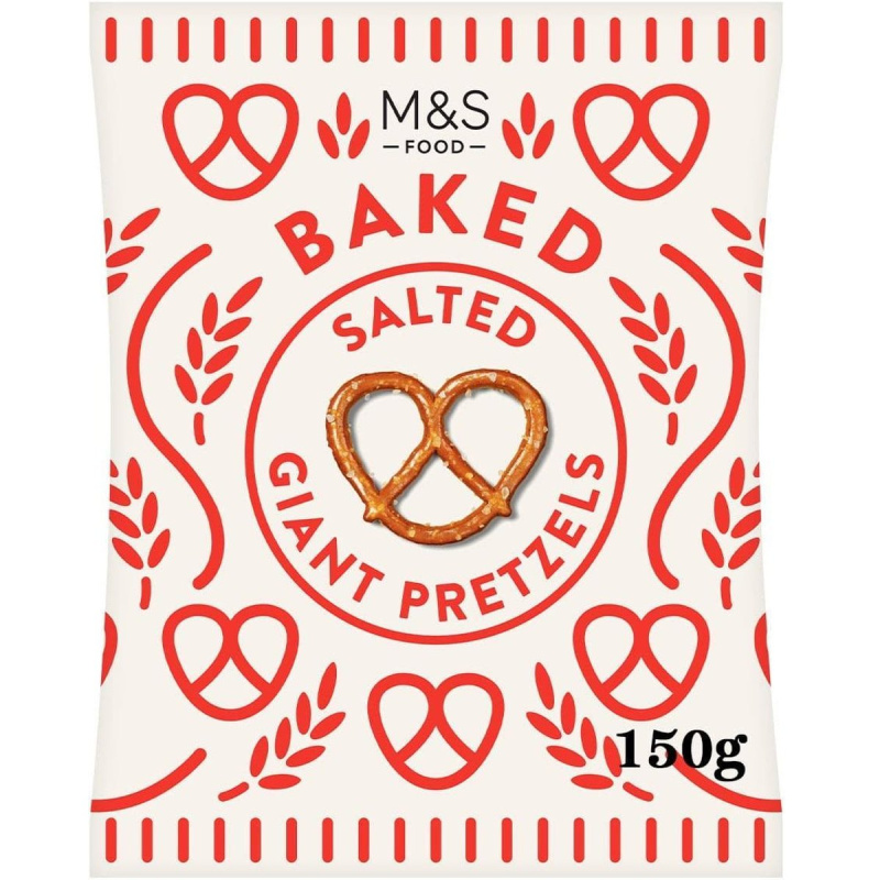 Marks & Spencer Velké pšeničné preclíky s mořskou solí