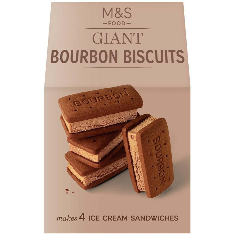 Marks & Spencer 8 sušenek slepovaných krémem s čokoládovou příchutí